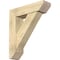 Ekena Millwork Traditional Slat Rough Sawn Bracket w/ Offset Brace, Douglas Fir, 8"W x 30"D x 34"H BKT0806X30X34TRA06RDF - alternate 1